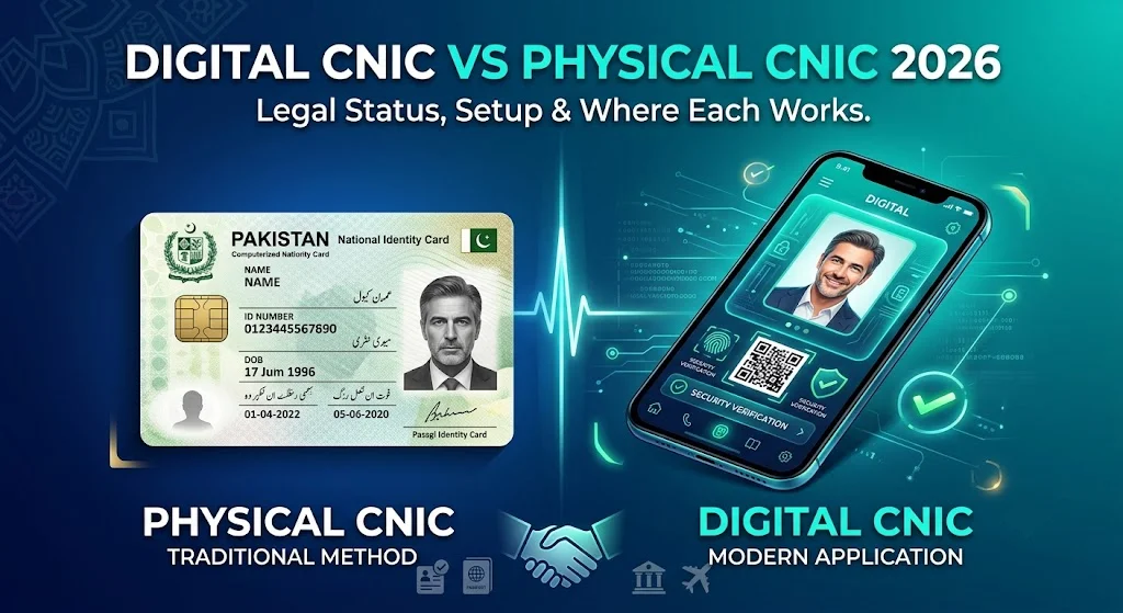 Digital CNIC vs Physical CNIC