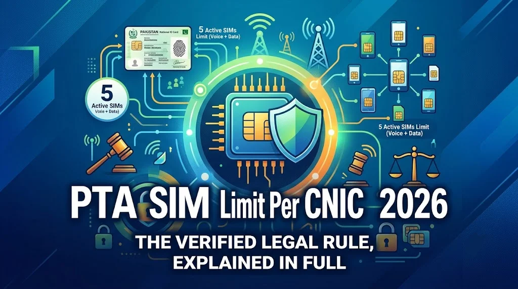 PTA SIM Limit Per CNIC 2026