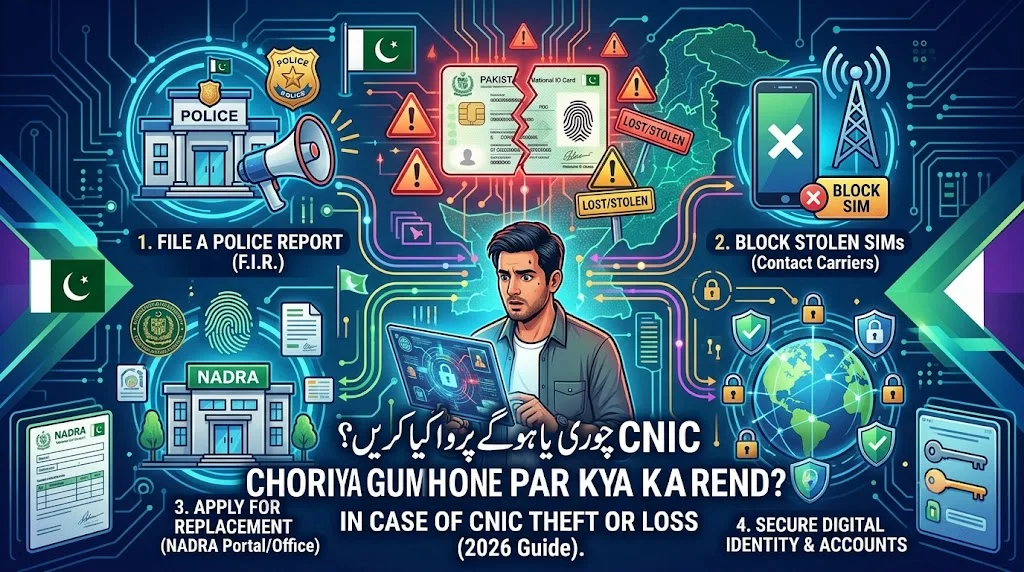 What to Do If Your CNIC Is Stolen or Lost (2026 Guide)
